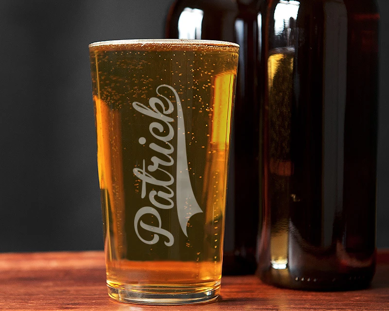 Verre à Bière Personnalisé - Prénom 2 Verre à Bière Personnalisé - Prénom – Image 2