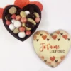 Coeur Tout Chocolat Personnalisé - Amour