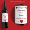 Bouteilles De Vin De Bordeaux Cupidon