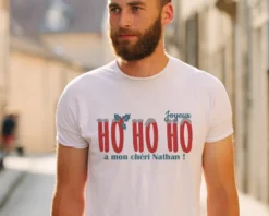 T-shirt Blanc Homme Personnalisé - Collection Hohoho ! 6 T-shirt Blanc Homme Personnalisé - Collection Hohoho ! -Cadeaux Boutique c0b0c2804bd2dd887f8017608097e1b2c0333d213e71e212b2328be55f0e27986