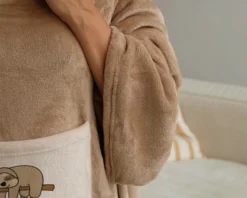 Couverture à Manches Personnalisable - Collection Paresseux