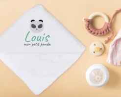Cape De Bain Personnalisable - Petit Panda