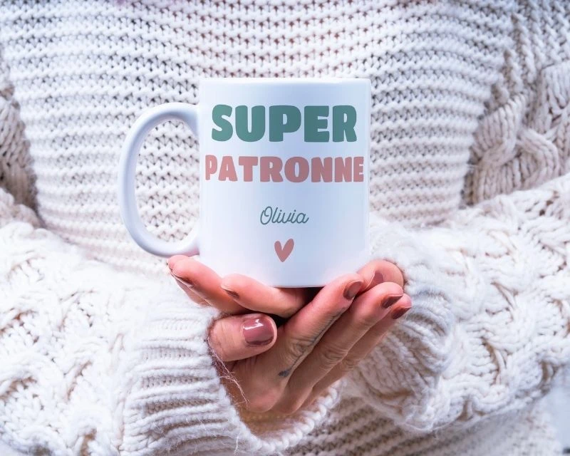 Mug Personnalisé - Super Patronne 3 Mug Personnalisé - Super Patronne – Image 3