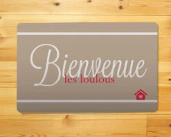 Paillasson Personnalisé - Bienvenue -Cadeaux Boutique c86c0813ef997a1d1f2c97aa2c41387223a8ce57432718f9b530cf916dfa2375