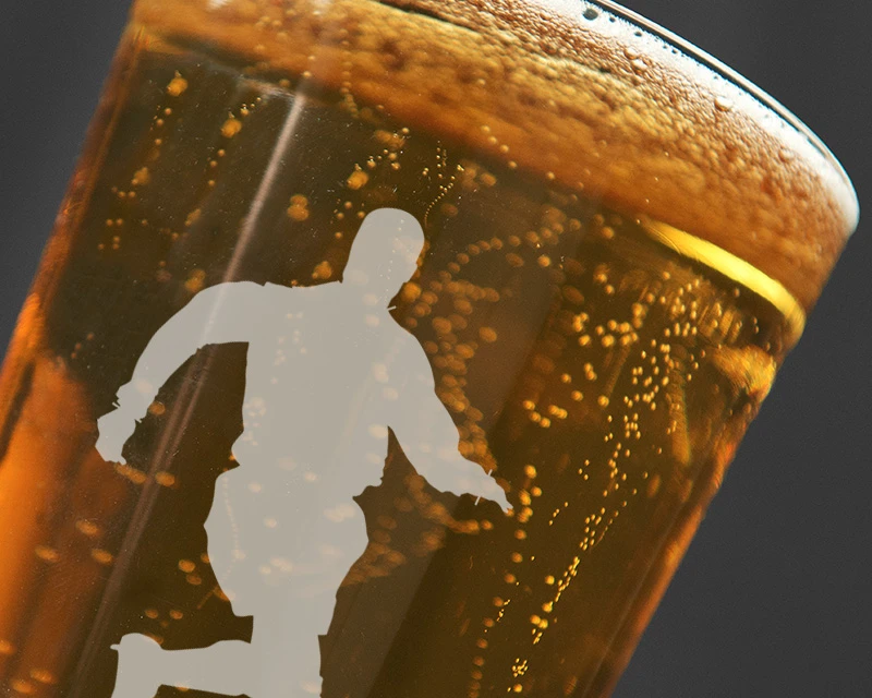 Verre à Bière Personnalisé - Foot 1 Verre à Bière Personnalisé - Foot