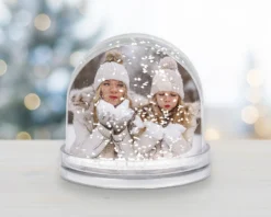 Boule à Neige Flocons Personnalisée - Photo