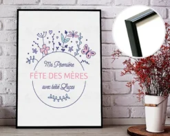 Affiche Encadrée Personnalisable - Collection Première Fête Des Mères -Cadeaux Boutique cb0e0331c97d2c1b6978e728732e16dc8cfee232f012de49ebc8040d464420945