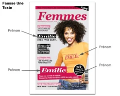 Fausse Une De Magazine - Mode Femme -Cadeaux Boutique cdea5f32ccce401f3e0470f6d8ca547b11668f2647229715d44f7e2090365222