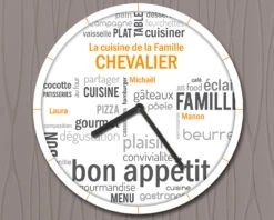 Horloge Petits Mots Pour La Cuisine -Cadeaux Boutique d13d8d53ba51c0900bc87c9a369bbf8e87d5bc9125ea55f3ce6a9986b03e21860