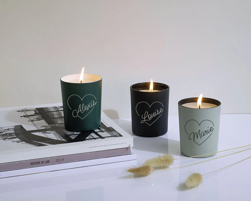 Bougie Personnalisable Parfumée - Coeur 4 Bougie Personnalisable Parfumée - Coeur – Image 4