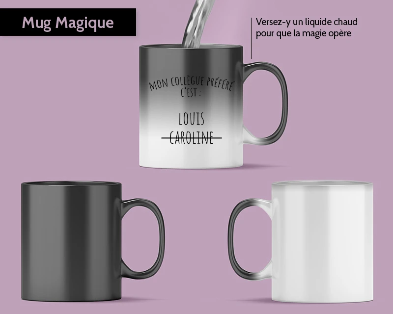 Mug Personnalisé - Collègue Préféré-e 3 Mug Personnalisé - Collègue Préféré-e – Image 3