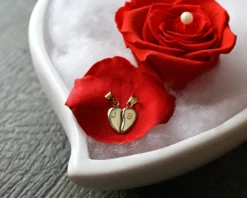 Pendentif Personnalisé Coeur à Partager - Plaqué Or 14 Carats -Cadeaux Boutique d6af5aaef7cc6a1acc11bdc7215150f95d9d394546275a6a79406d05440131386