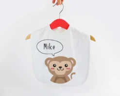 Bavoir Bébé Personnalisable - Animaux -Cadeaux Boutique d8eb0b882a6b7930d2f379c634c696a5fea9f441847285f652cf89fa06c721069