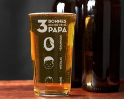 Verre à Bière Personnalisé - Les Bonnes Raisons D'être Papa -Cadeaux Boutique dec113345bb78e2805ccea497933ce127496e884a06567e31fbfa78589f2580