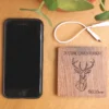 Batterie Externe En Bois Personnalisable 5000 MAh - Nature Connect