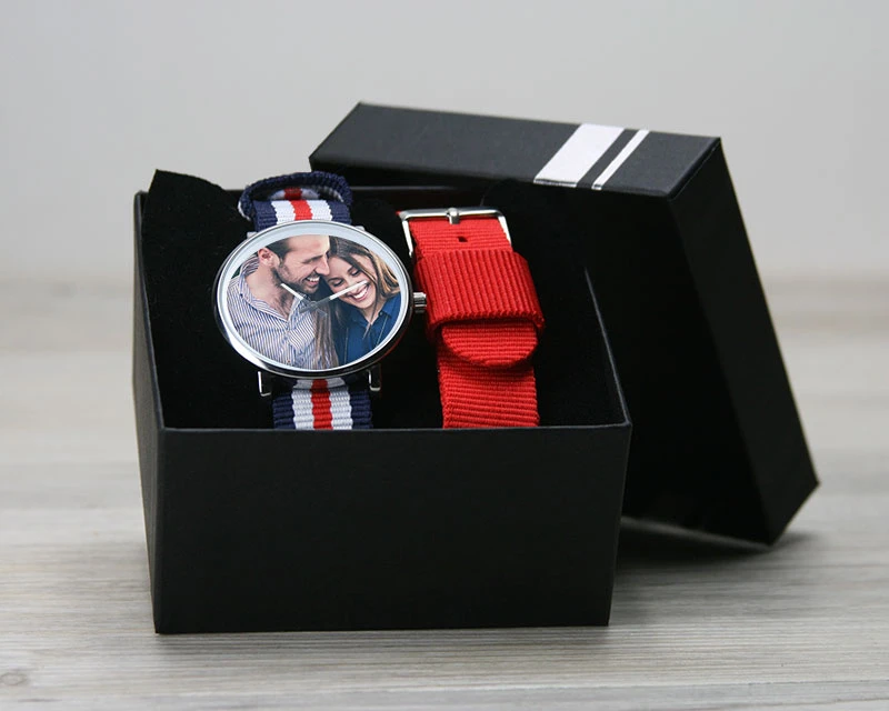 Montre Bleu Blanc Rouge Photo 4 Montre Bleu Blanc Rouge Photo – Image 4