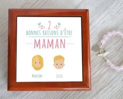 Boîte à Bijoux Les Bonnes Raisons D'être Maman Family Circus