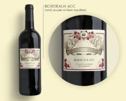 Bouteilles De Vin De Bordeaux Personnalisées -Cadeaux Boutique e83d6f61b882cf0f2eb12fde376eddb8cec91e0b33f8bb186aa3dc2b2b6b1525