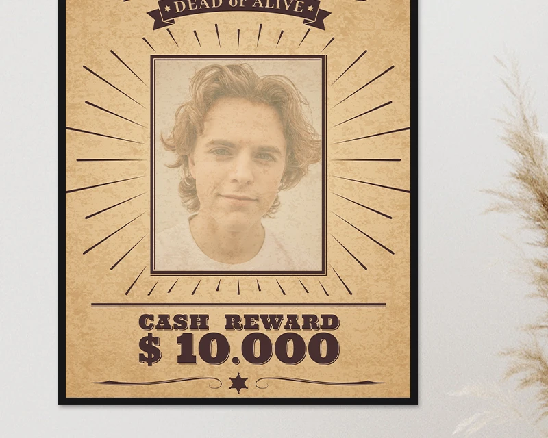 Affiche Wanted Photo 4 Affiche Wanted Photo – Image 4