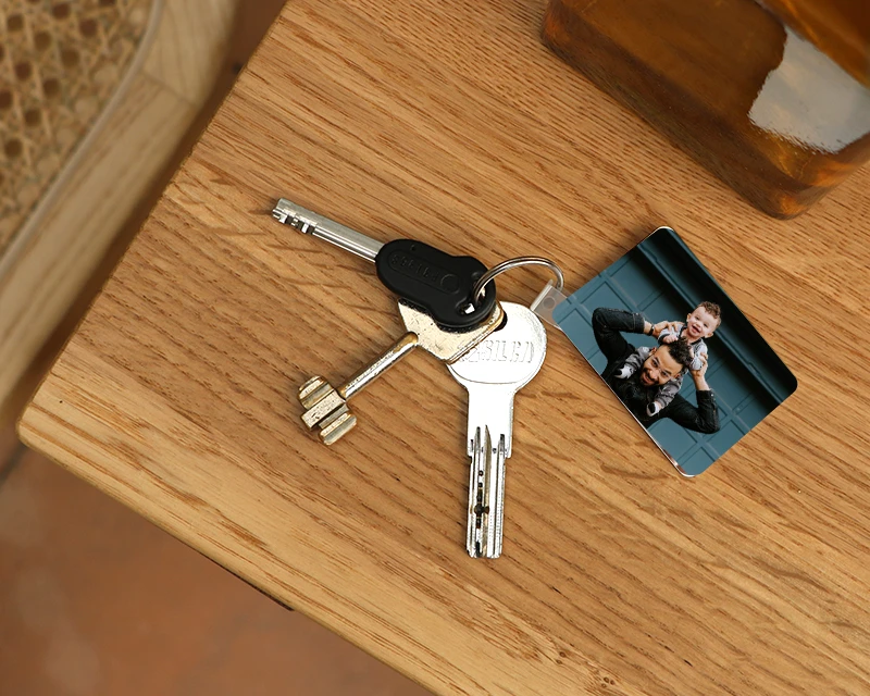 Porte-clés Personnalisé Photo - Première Fête Des Pères 3 Porte-clés Personnalisé Photo - Première Fête Des Pères – Image 3