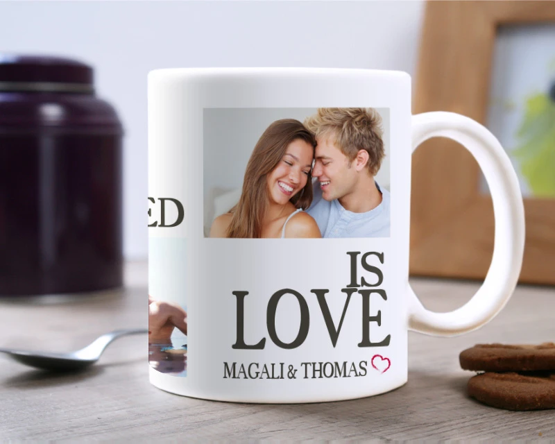 Mug Photo Personnalisé - All We Need Is Love 2 Mug Photo Personnalisé - All We Need Is Love – Image 2