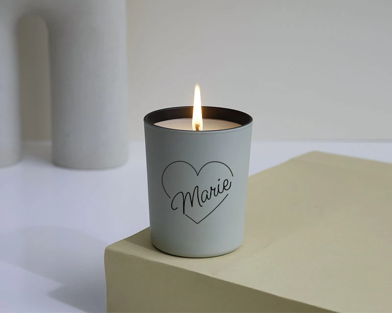 Bougie Personnalisable Parfumée - Coeur 3 Bougie Personnalisable Parfumée - Coeur – Image 3