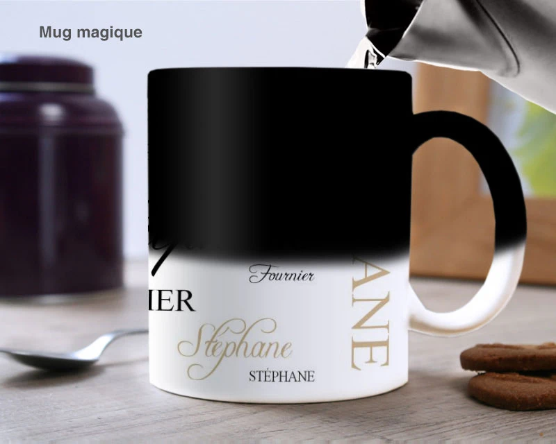 Mug Personnalisé - Signature Taupe 1 Mug Personnalisé - Signature Taupe