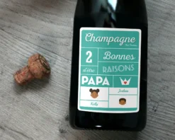 Bouteille De Champagne - Les Bonnes Raisons D'être Papa -Cadeaux Boutique f5f6c7f3c387cecda5f081241012b753f1e7559e937dace0634b986f1abe21447