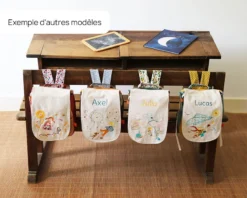 Sac à Dos Pour Enfant Personnalisé - La Fille Et Le Lapin