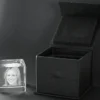 Cube Photo En Verre Gravé