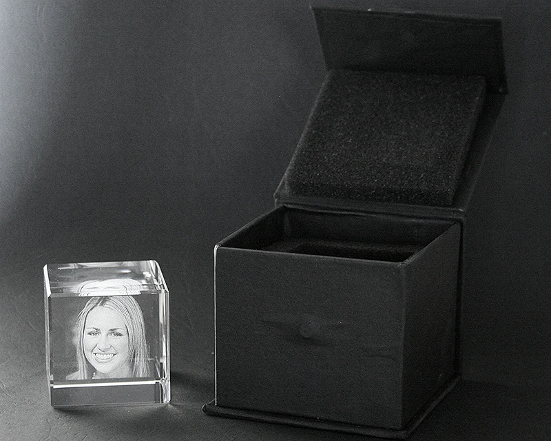 Cube Photo En Verre Gravé 1 Cube Photo En Verre Gravé