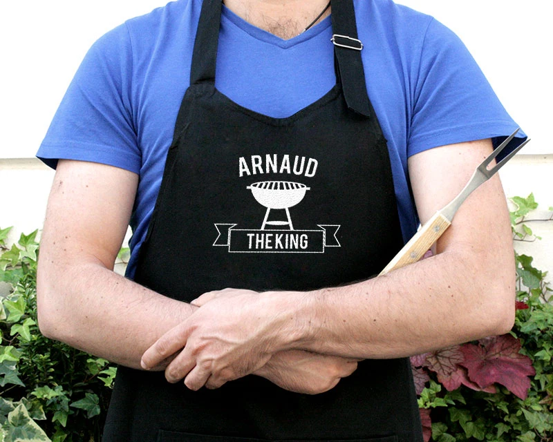 Tablier Brodé Barbecue 1 Tablier Brodé Barbecue
