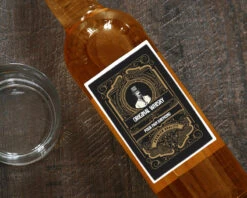 Bouteille De Whisky Personnalisable - Retro