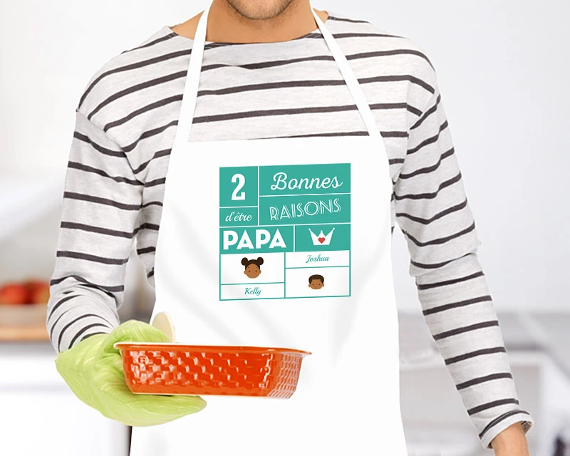 Tablier Les Bonnes Raisons D'être Papa Family Circus 2 Tablier Les Bonnes Raisons D'être Papa Family Circus – Image 2